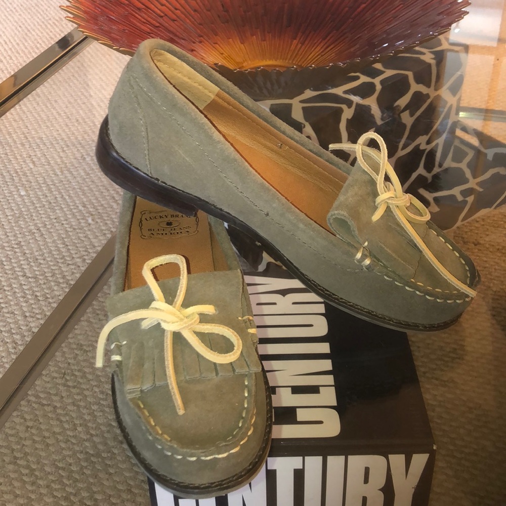 Lucky Brand LK-Penna Iron Oiled Suede loafer